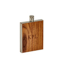 Wood Grain Flask - 3 Oz