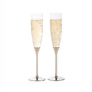 Gold Ring Toasting Flutes Set by creativegiftsdirect