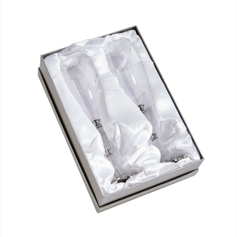 Facet Toasting Flutes Set, photo 3 of 4