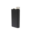 6 oz Black Stainless Steel Pocket Flask by creativegiftsdirect