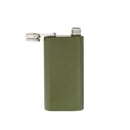 6 oz Stainless Steel Green Pocket Flask by creativegiftsdirect