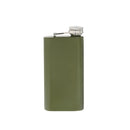 6 oz Stainless Steel Green Pocket Flask by creativegiftsdirect