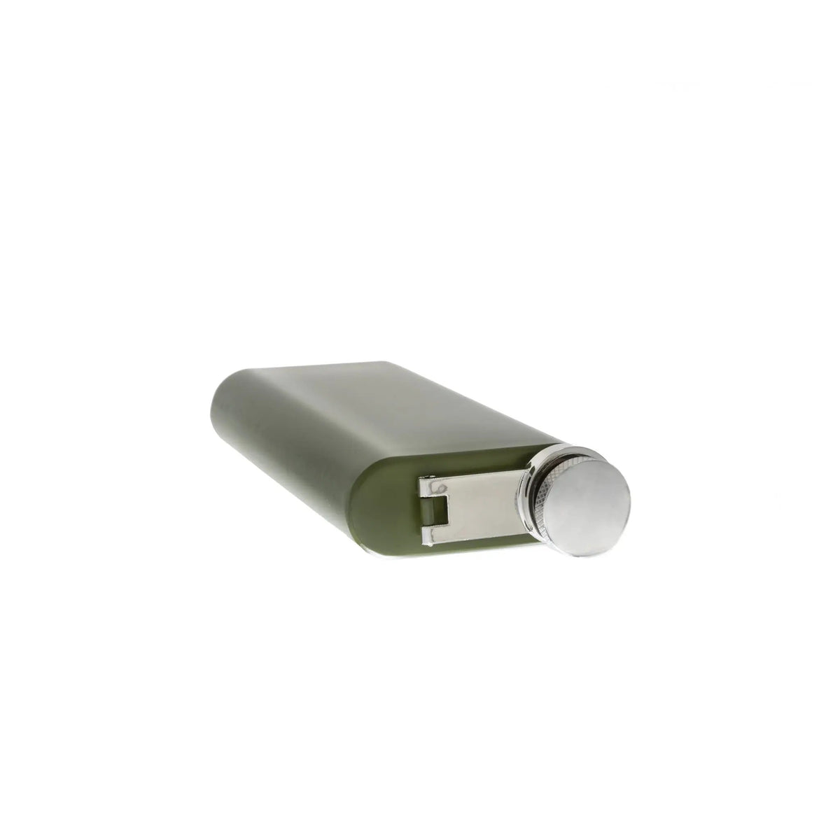 6 oz Stainless Steel Green Pocket Flask, photo 4 of 4