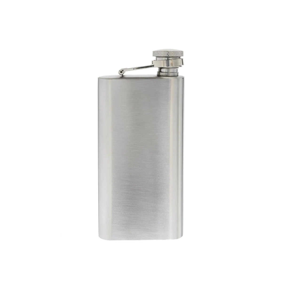 6 oz Silver Stainless Steel Pocket Flask, photo 3 of 5