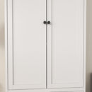 Pantry Cabinet With 2 Drawers, Freestanding Kitchen Storage Cabinet With Adjustable Shelves, Heavy-Duty Organizer For Spices, Dishware, Small Appliances - White by HouseOfZazla