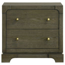 Sundance - 2 Drawer Nightstand - Dark Brown
