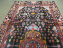 4' X 10' Antique Handmade Tribal Turkish Oriental Floral Wool Rug Organic Nice