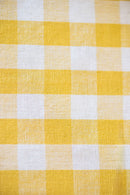Yellow Gingham Ruffled Dish Towel by Galley & Fen