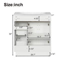 Bathroom Vanity With 2 Doors, 2 Drawers, Adjustable Shelf, Hidden Slides & Soft Close Hinges