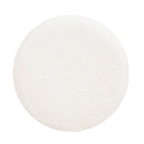 Nebula - Round Upholstered Ottoman - White