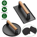 Cast Iron Grill Press for Burgers and Bacon by LJGDeals