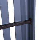 Twin Size Porch Swing Bed Seating Gray