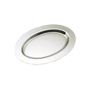 Silver Oval Nickel-Plated Tray - 6" by creativegiftsdirect