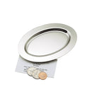 Silver Oval Nickel-Plated Tray - 6" by creativegiftsdirect