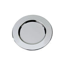 Silver Round Nickel-Plated Tray - 6" by creativegiftsdirect