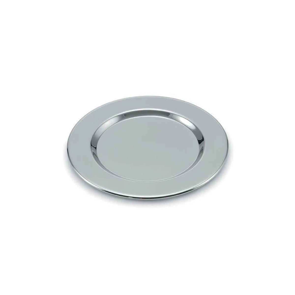 Silver Round Nickel-Plated Tray - 6", photo 2 of 2