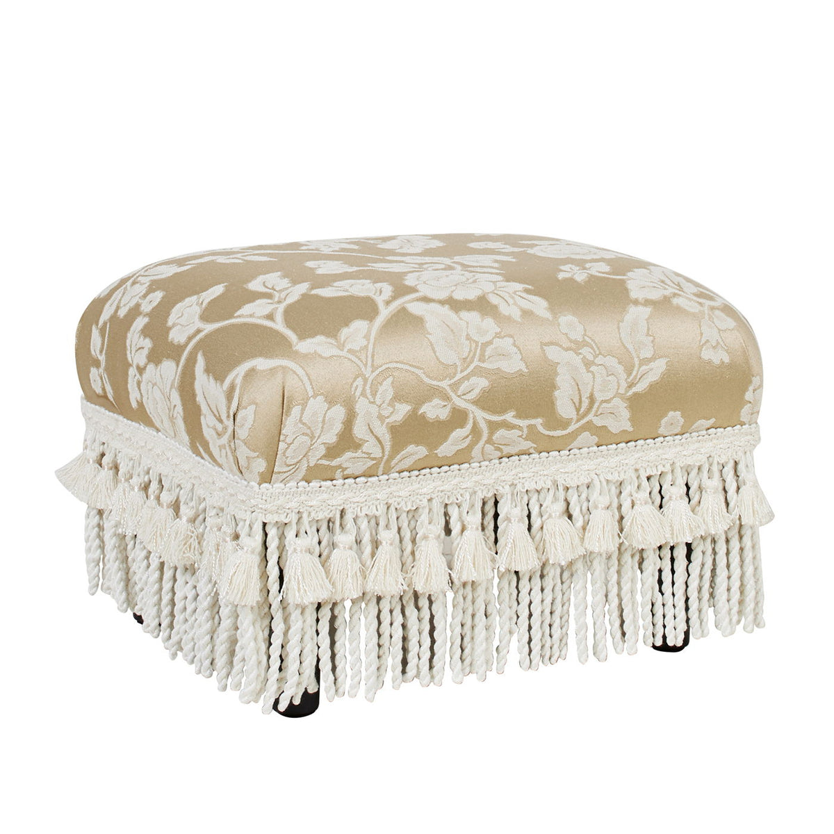 Fiona - Handcrafted Accent Footstool Ottoman, photo 2 of 7