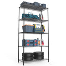 5 Tier Shelf Wire Shelving Unit - 5T-1636-B-LKJ, 72H