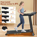 3.5Hp Hydraulic System Auto Foldable Treadmill With Incline, Heart Rate Sensors, Type C & USB Charge, Bluetooth Speaker - Black