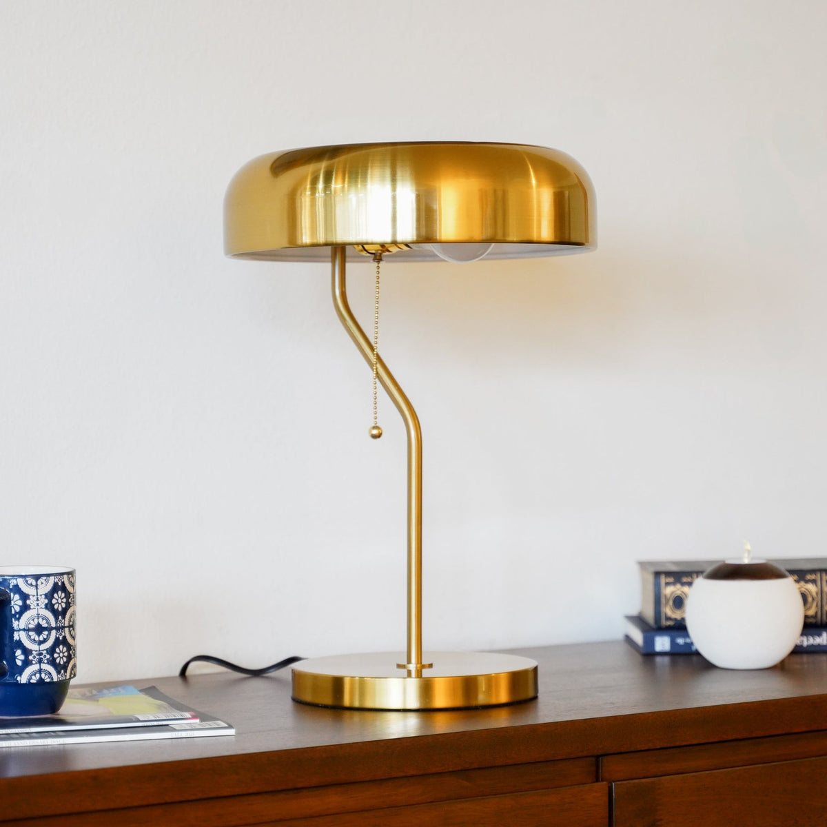 Bedside Nightstand Table Lamp - Gold, photo 3 of 9