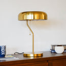 Bedside Nightstand Table Lamp - Gold by HouseOfZazla