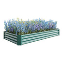 Raised Garden Bed Kit - Metal Raised Bed Garden 7.6x3.7x0.98ft by HouseOfZazla