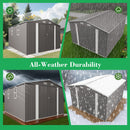Outdoor Storage Shed With Lockable Doors by HouseOfZazla