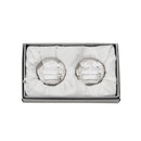 First Tooth & First Curl Round Silver Box Set by creativegiftsdirect