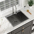 Topmount Kitchen Sink 16 Gauge, Single Bowl by HouseOfZazla
