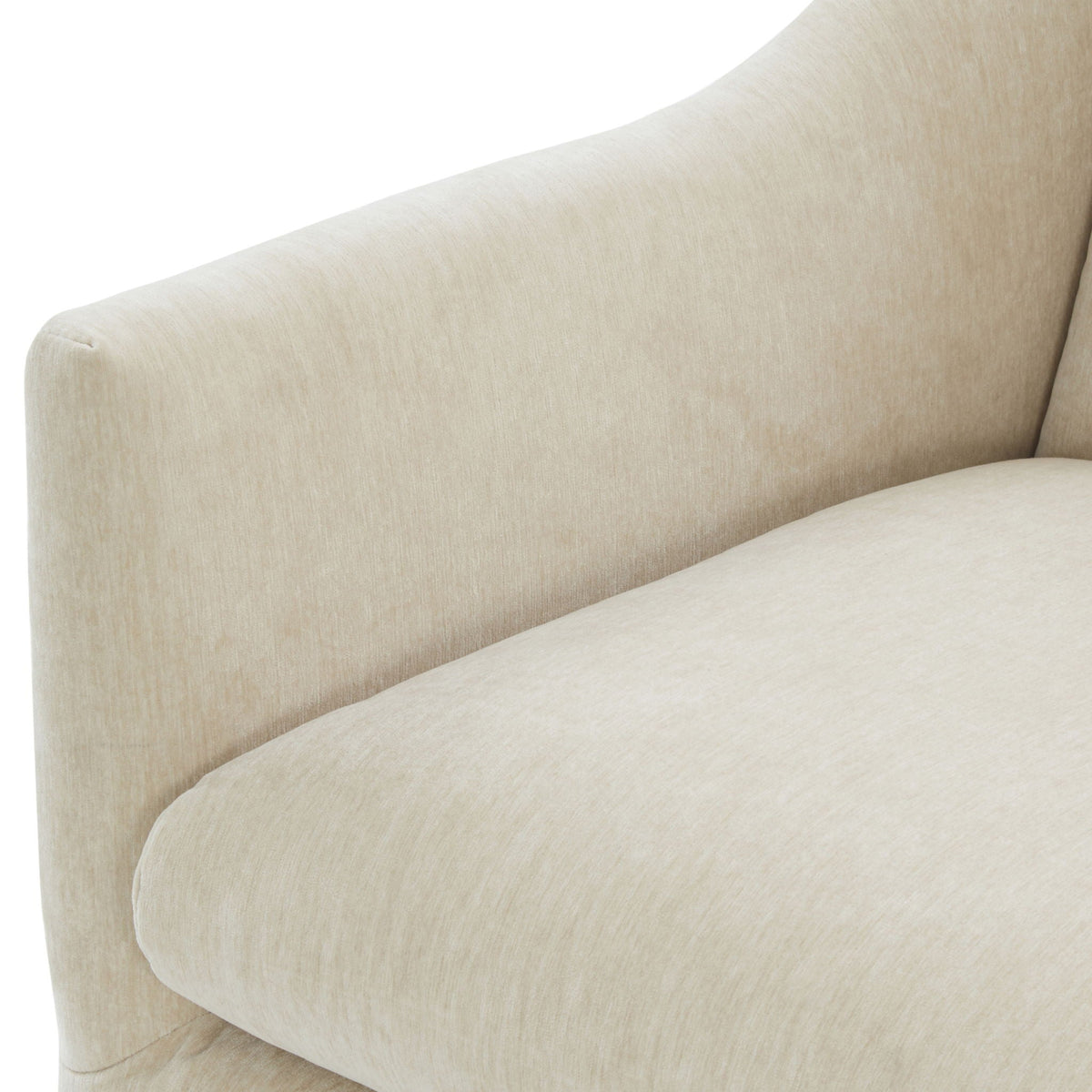 Luisa - Skirted Swivel Accent Chair, photo 4 of 40