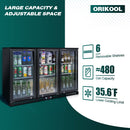 Beverage Refrigerators Glass Door Back Bar, Cooler, Commercial Beer Wine And Drink Fridge by HouseOfZazla