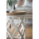 Stylish Rustic Round Wooden Table by HouseOfZazla