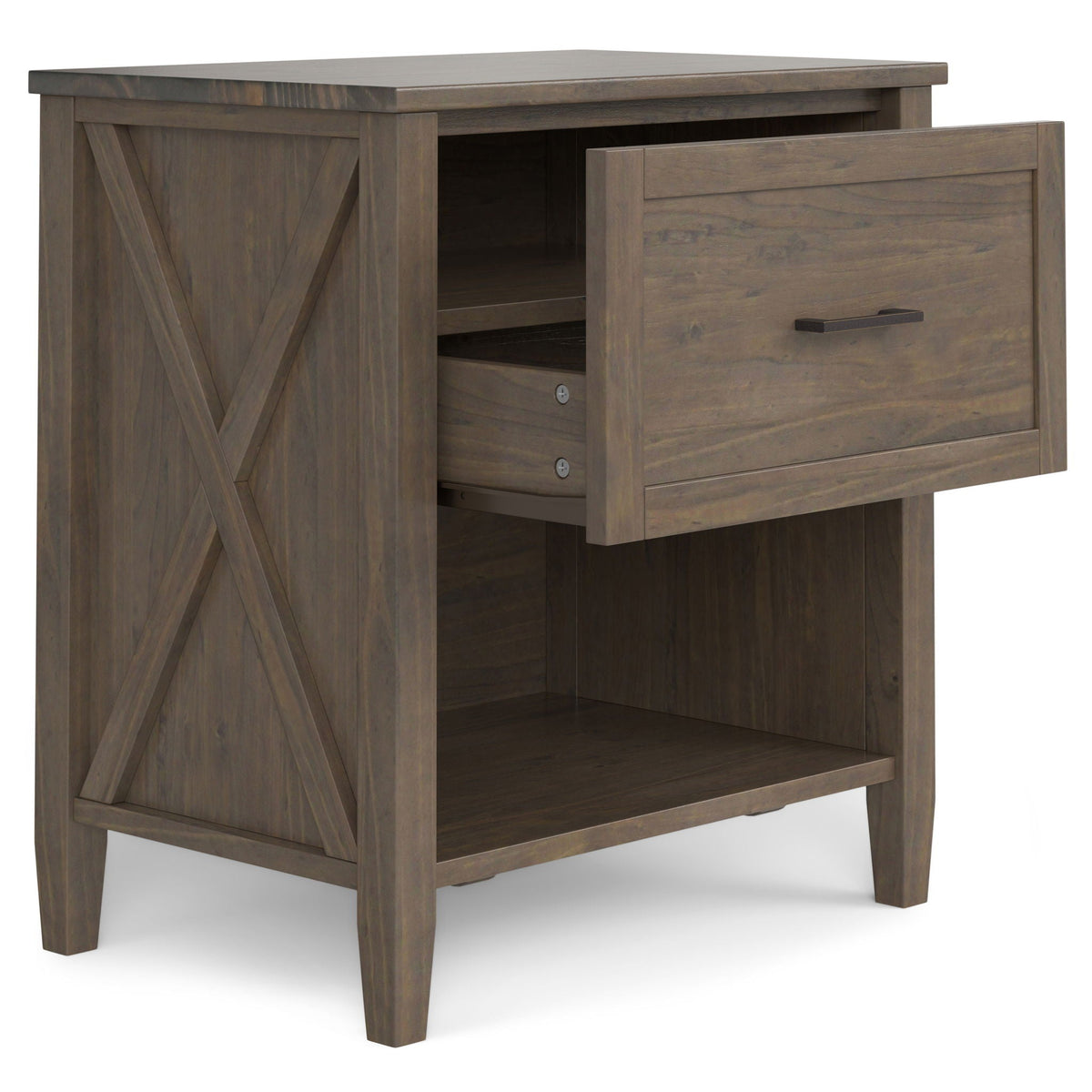 Ela - Bedside Table - Smoky Brown, photo 2 of 10