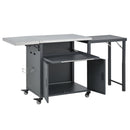 Foldable Outdoor Prep Station BBQ Cart Patio Dining Cart by HouseOfZazla
