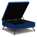Owen - Multifunctional Square Coffee Table Storage Ottoman by Unique Piece Furniture