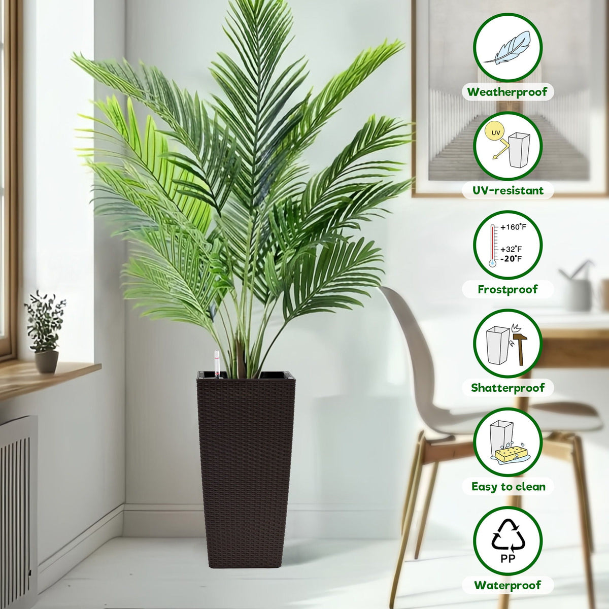 Indoor Outdoor Planter With Automatic Watering System, photo 5 of 40