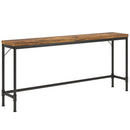 Tribesigns - Extra Long Console Table - Brown / Black by HouseOfZazla