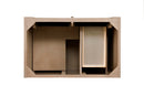 James Martin Bristol 36" Single Bathroom Vanity, Whitewashed Walnut