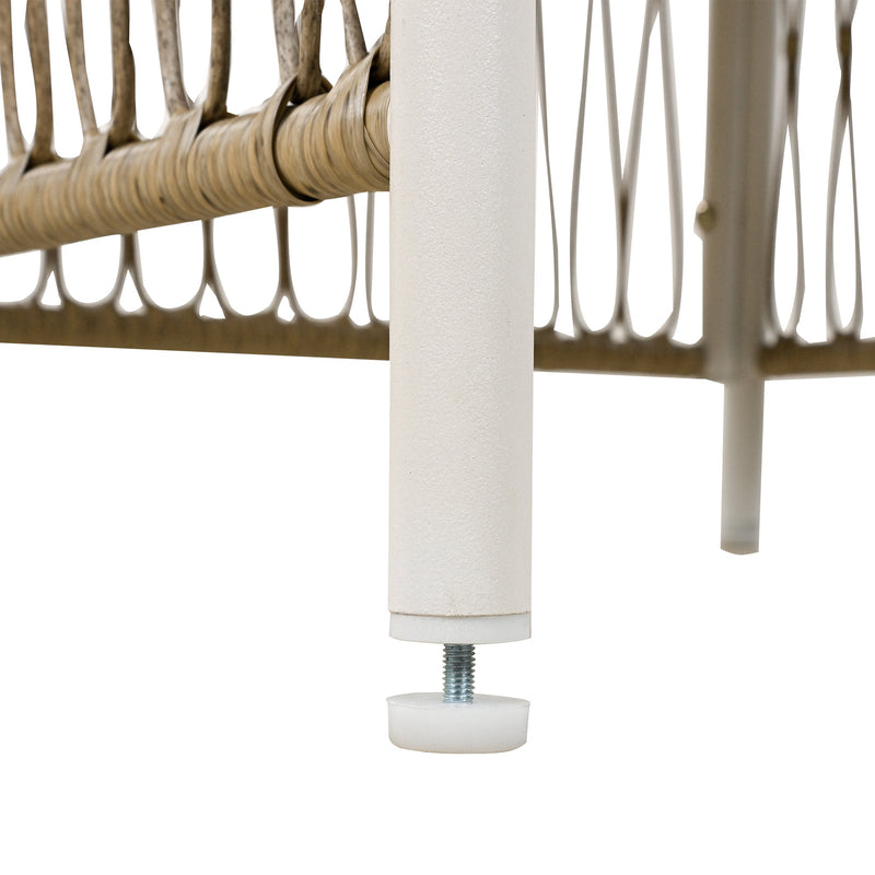 TOPMAX Modern 5-Piece Patio Extendable Wooden Dining Table Set, 12inch Butterfly Leaf Foldable Round Kitchen Table Set with 4 Rattan Arm Chairs for Backyard,Balcony, Garden, Poolside, Natural