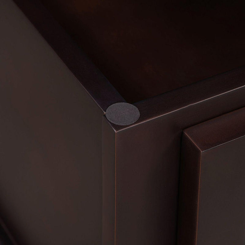 TREXM Classic Shoe Bench with Cushion and Three Drawers, Fluted Entryway Bench with Storage for Living Room, Entryway, and Hallways (Espresso)