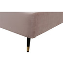 Crosby - Bed With Upholstered Headboard And Slats by HouseOfZazla