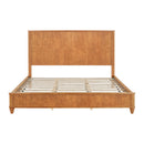 Platform Bed Frame & Tall Headboard by HouseOfZazla