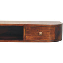 Lunar - Floating Console With 2 Drawer - Chestnut by Unique Piece Furniture