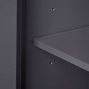 Bathroom Vanity With Ceramic Sink Combo, Modern Freestanding Storage Cabinet With Silver Handles by HouseOfZazla