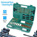 Universal Gun Cleaning Kit Gun Cleaning Brushes Mops Muff Guard w/ Carrying Case For Rifles Pistols Handguns Shotguns by GBruno Store