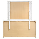 Dulcey - 6 Drawer Dresser With Mirror - Gloss White by HouseOfZazla