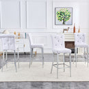 Bar Chairs & Crystal Clasp Design (Set of 2)