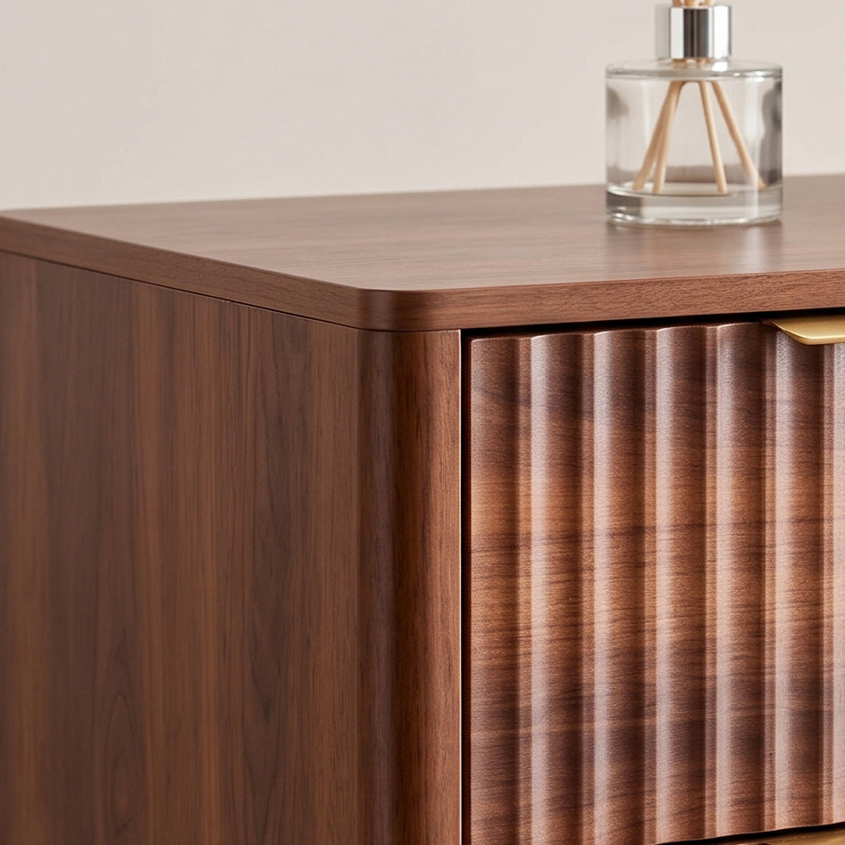 Tall 5-Drawer Dresser, Mid-Century Modern, Walnut, photo 8 of 10