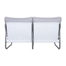 Outdoor Patio 2-Seater Aluminum Frame Loveseat