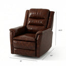 Swivel Recliner With Manual Adjustable Footrest by HouseOfZazla